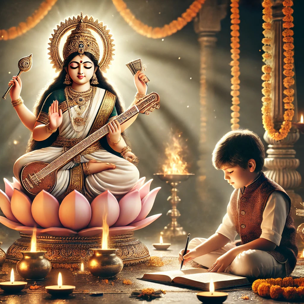 Vidhya Aramba Sanskar (Saraswati Pooja)