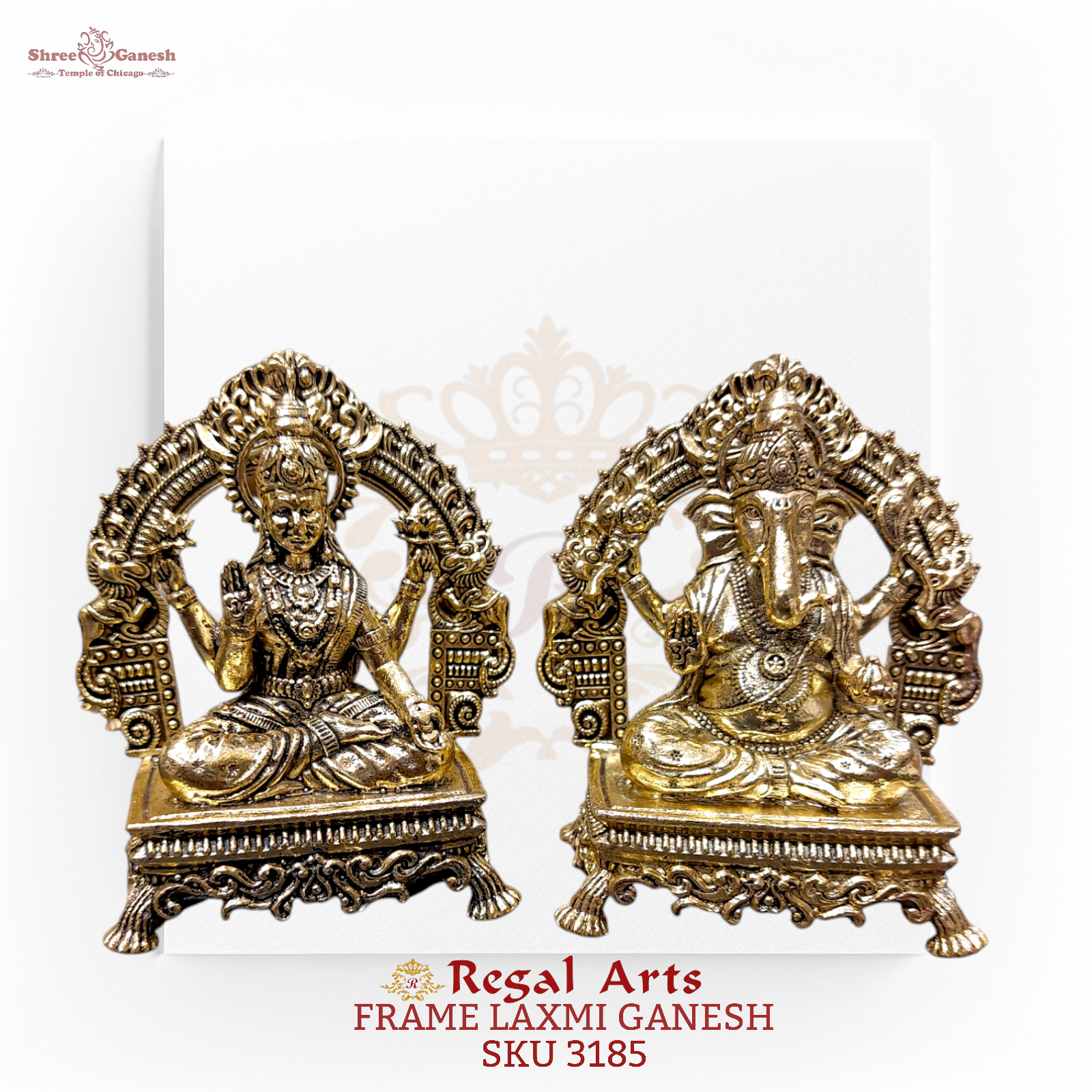 Regal Arts - Regal Frame Laxmi Ganesh Duo (SKU 3185)