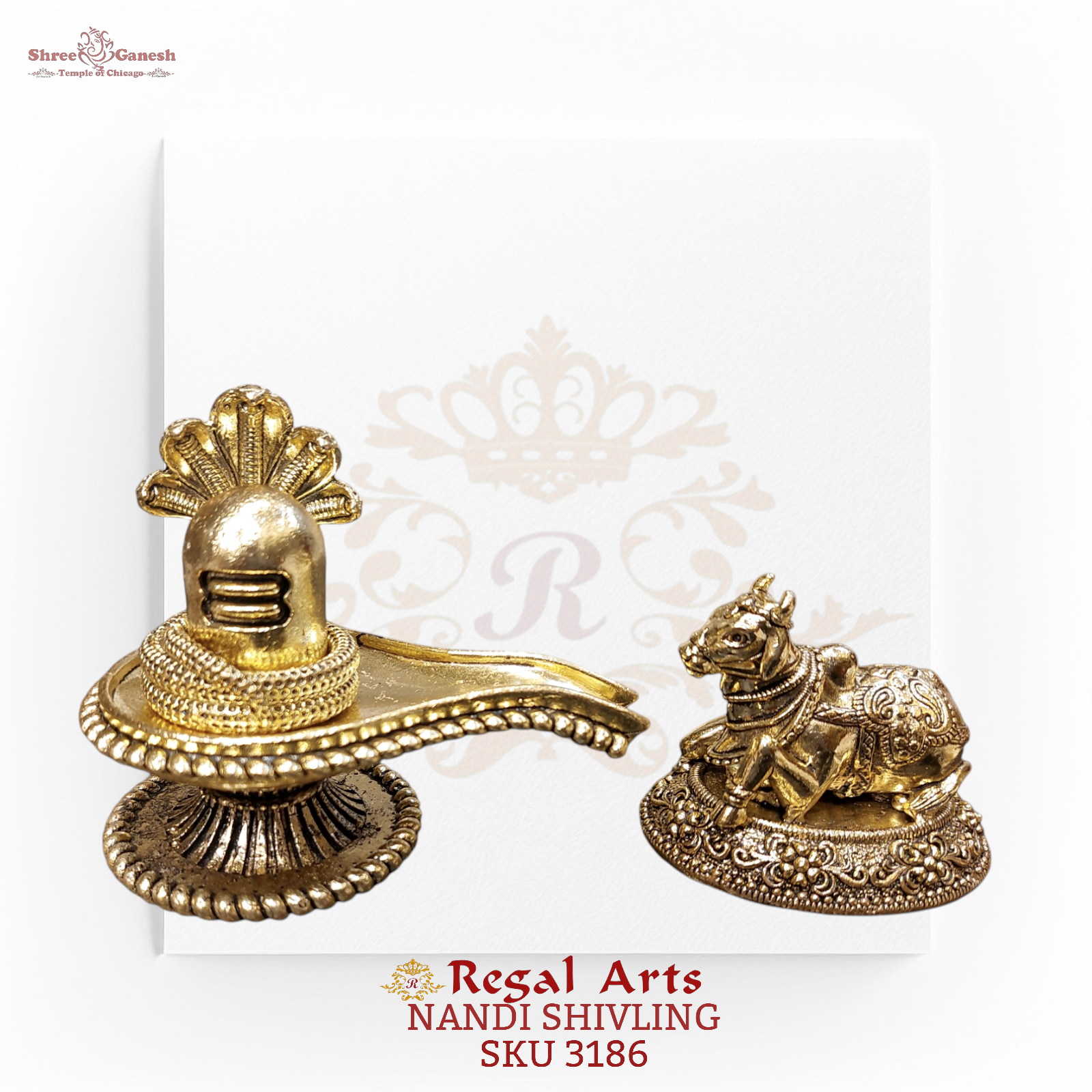 Regal Arts - Sacred Nandi Shivling (SKU 3186)