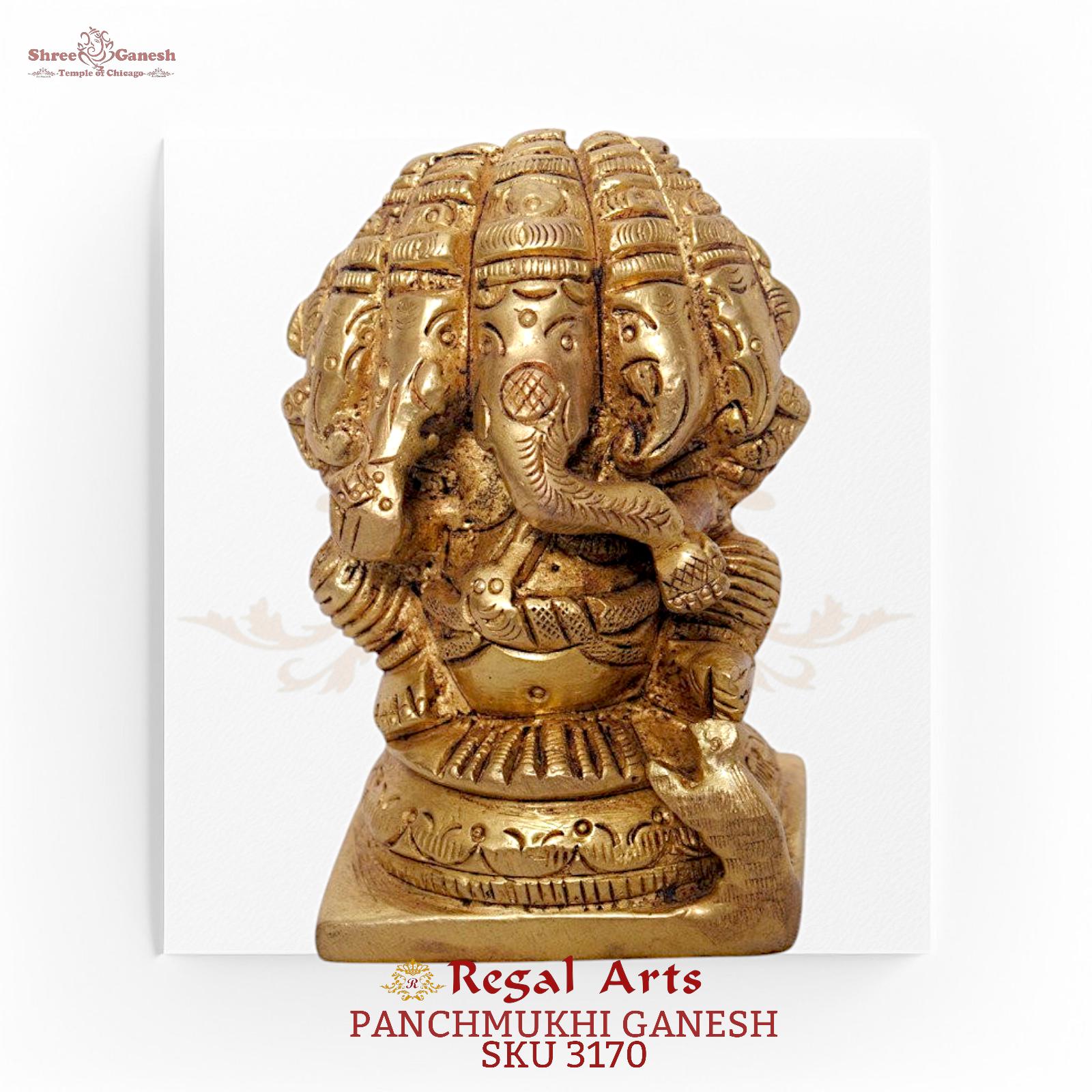 Regal Arts - Majestic Panchmukhi Ganesh Supreme (SKU 3170)
