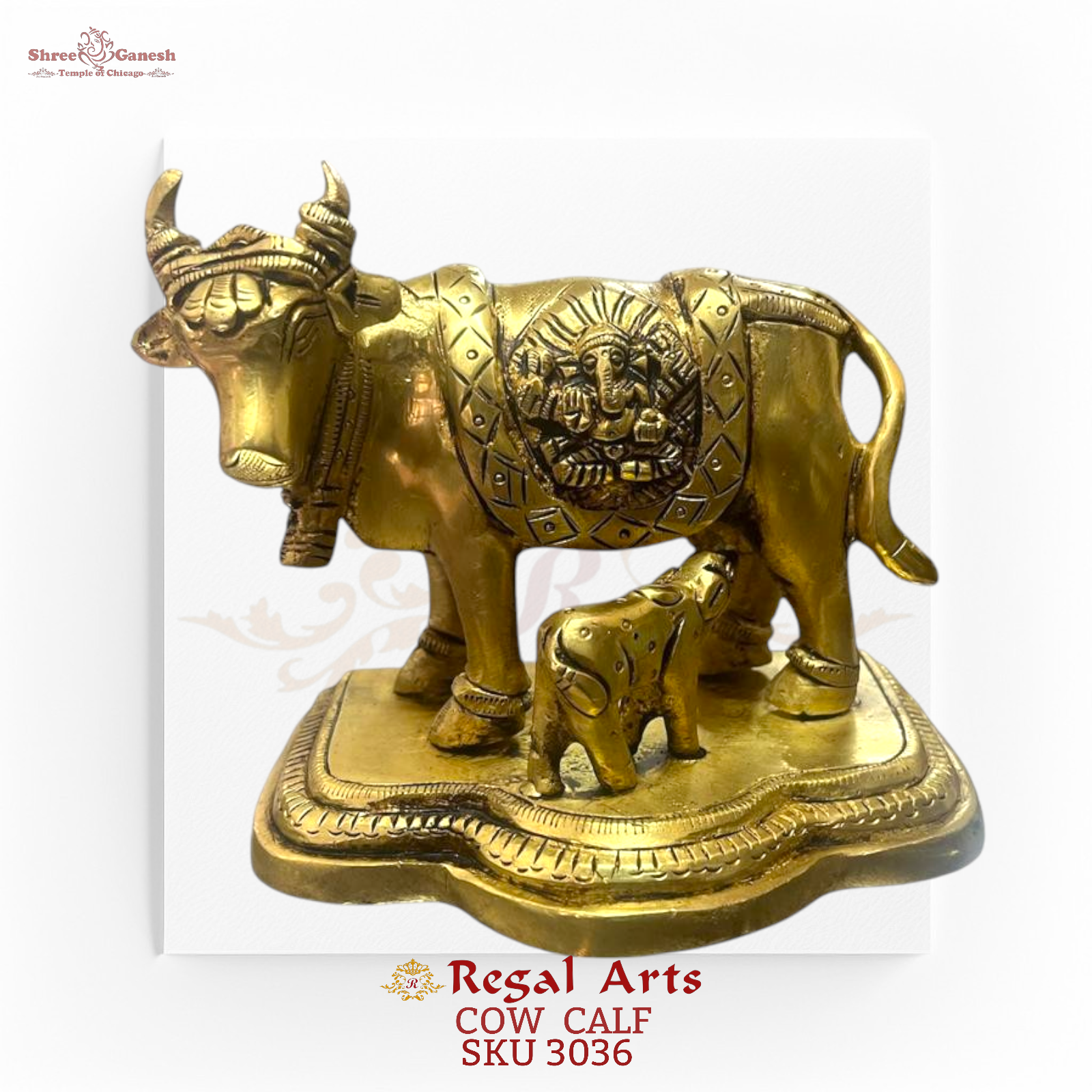 Regal Arts - Sacred Bond: Divine Cow and Calf (SKU 3036)