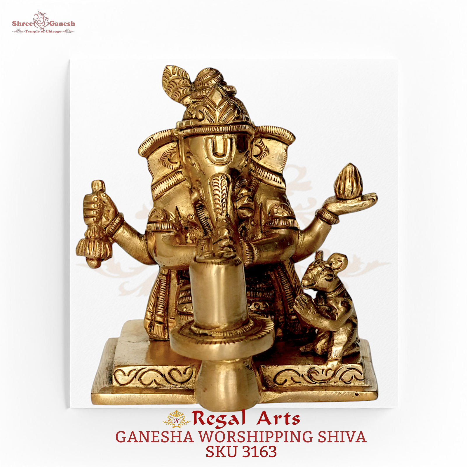 Regal Arts - Ganesha Worshipping Shiva (SKU 3163)