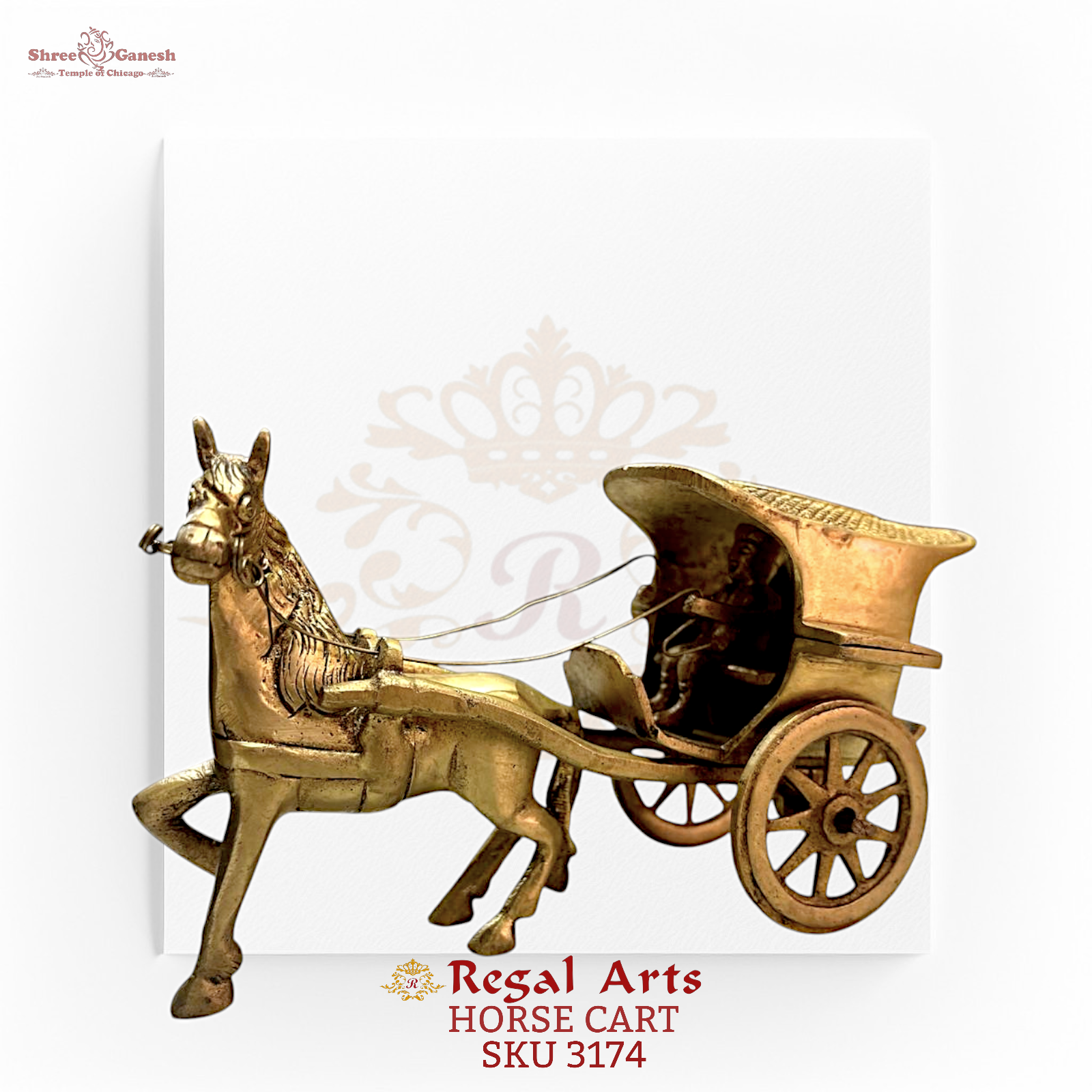 Regal Arts - Vintage Journey Horse Cart (SKU 3174)