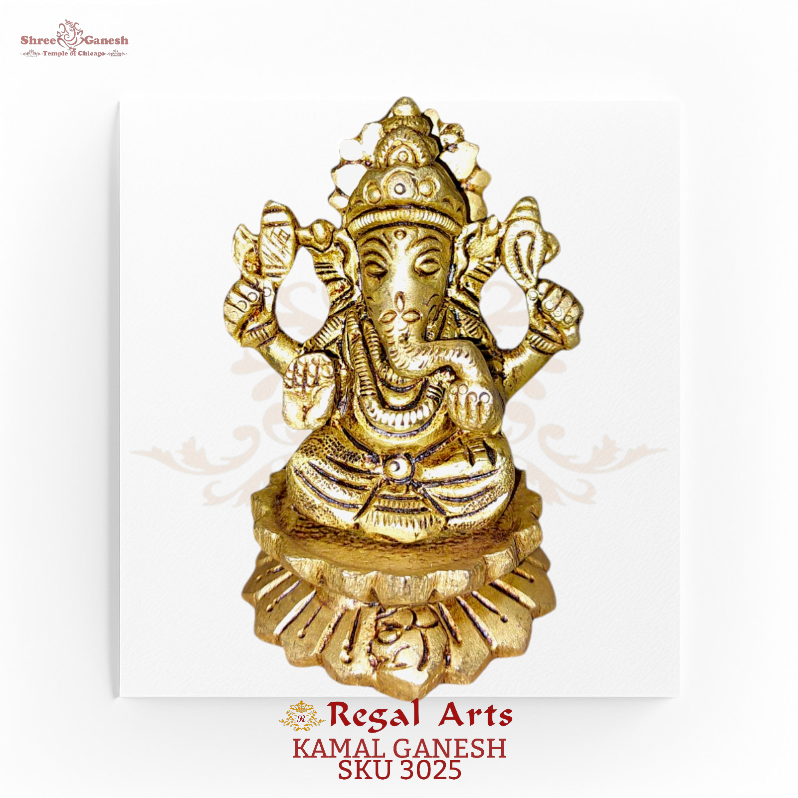 Regal Arts - Blooming Fortune: Lotus Ganesh (SKU 3025)