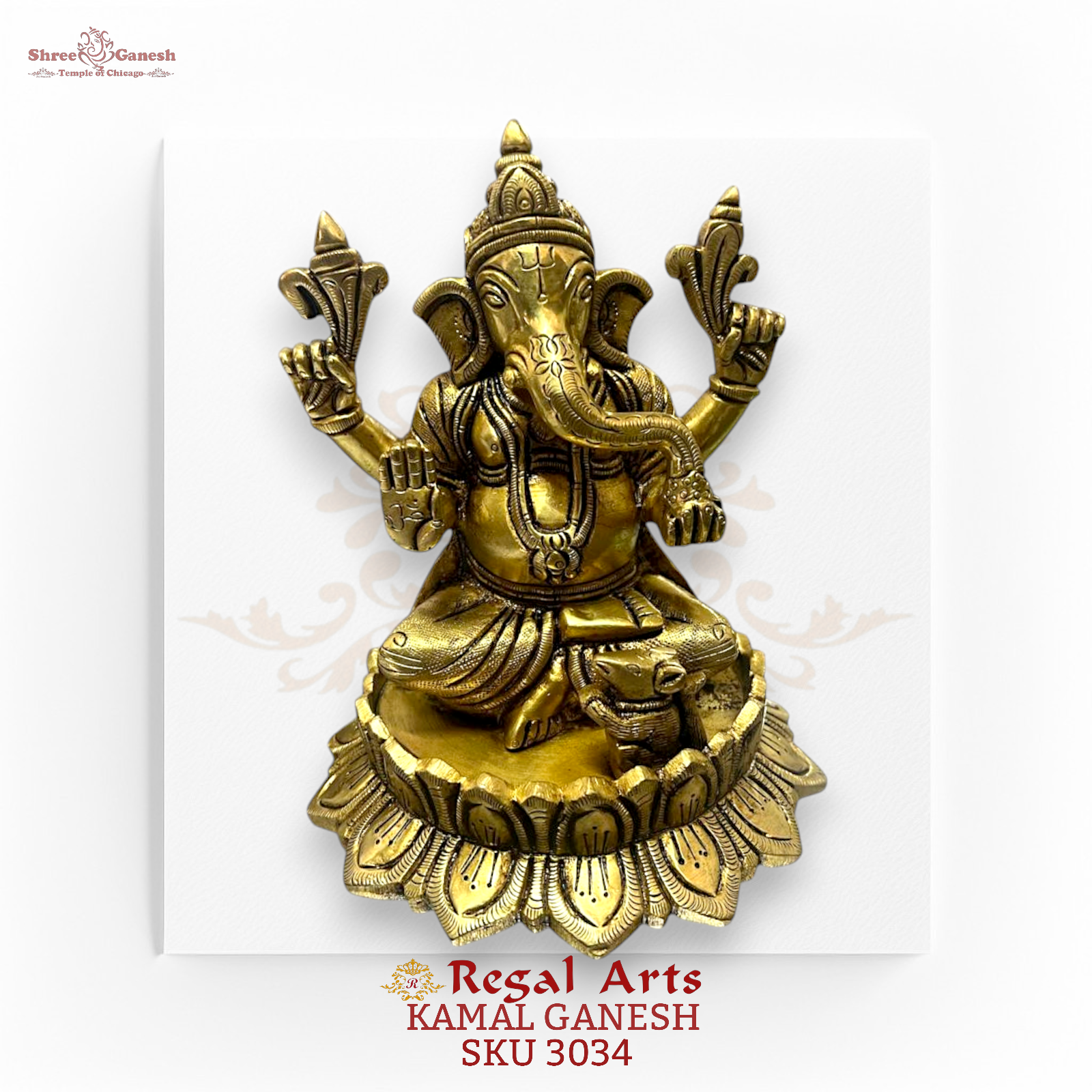 Regal Arts - Lotus Lord: Ganesh of Prosperity (SKU 3034)