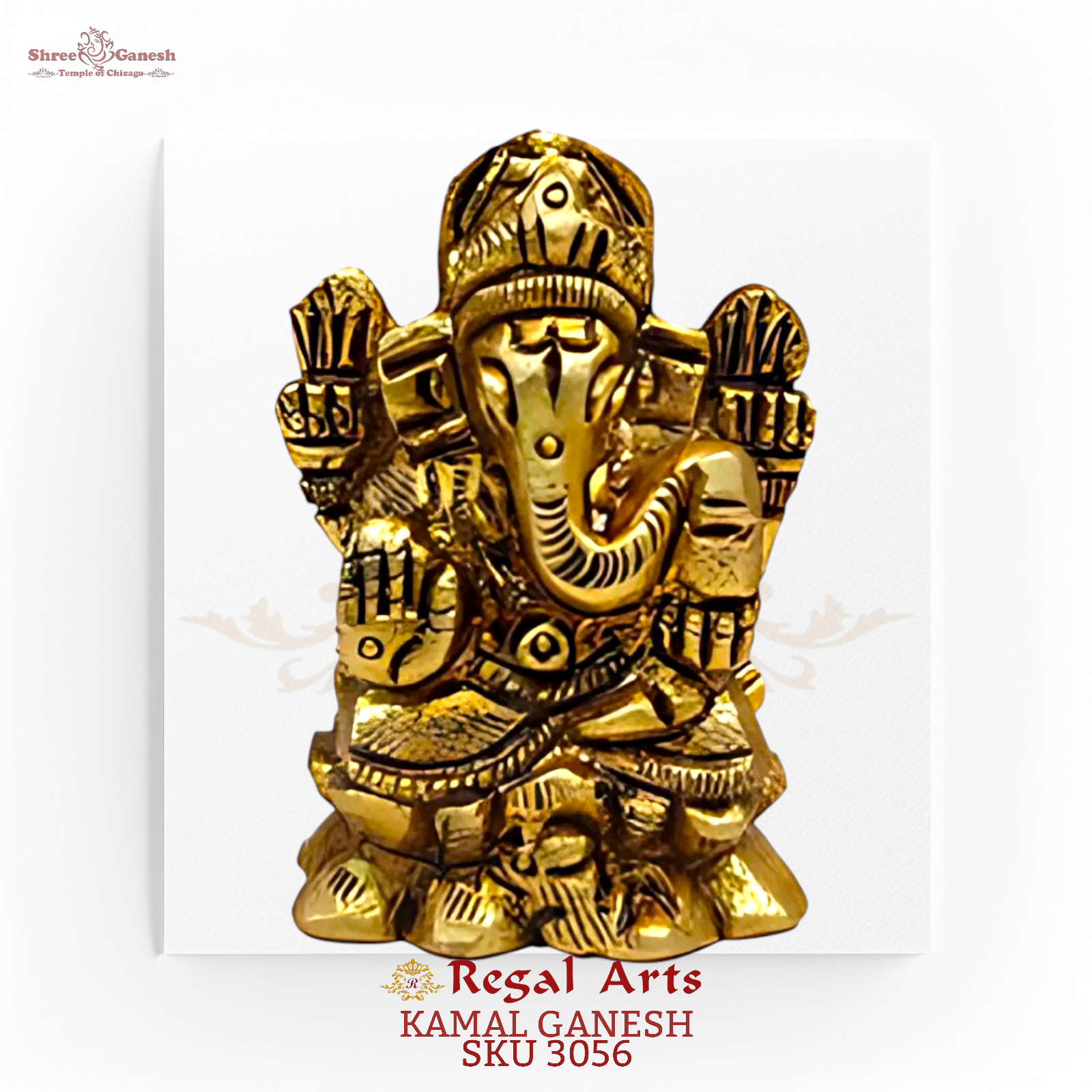 Regal Arts - Lotus Blessings: Majestic Kamal Ganesh (SKU 3056)