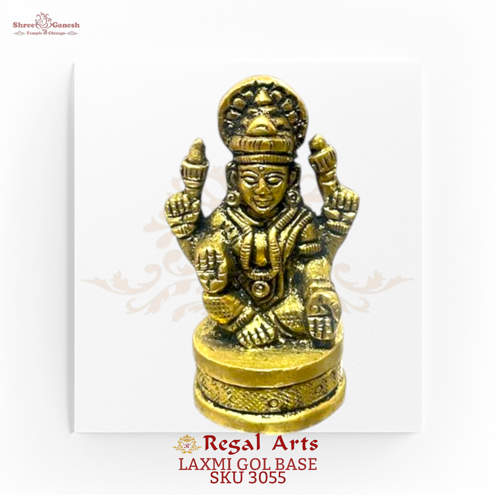 Regal Arts - Golden Prosperity: Laxmi Gol Base Charm (SKU 3055)