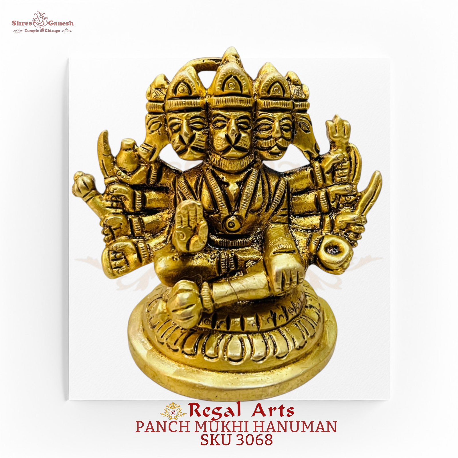 Regal Arts - Divine Radiance: Panch Mukhi Hanuman (SKU 3068)
