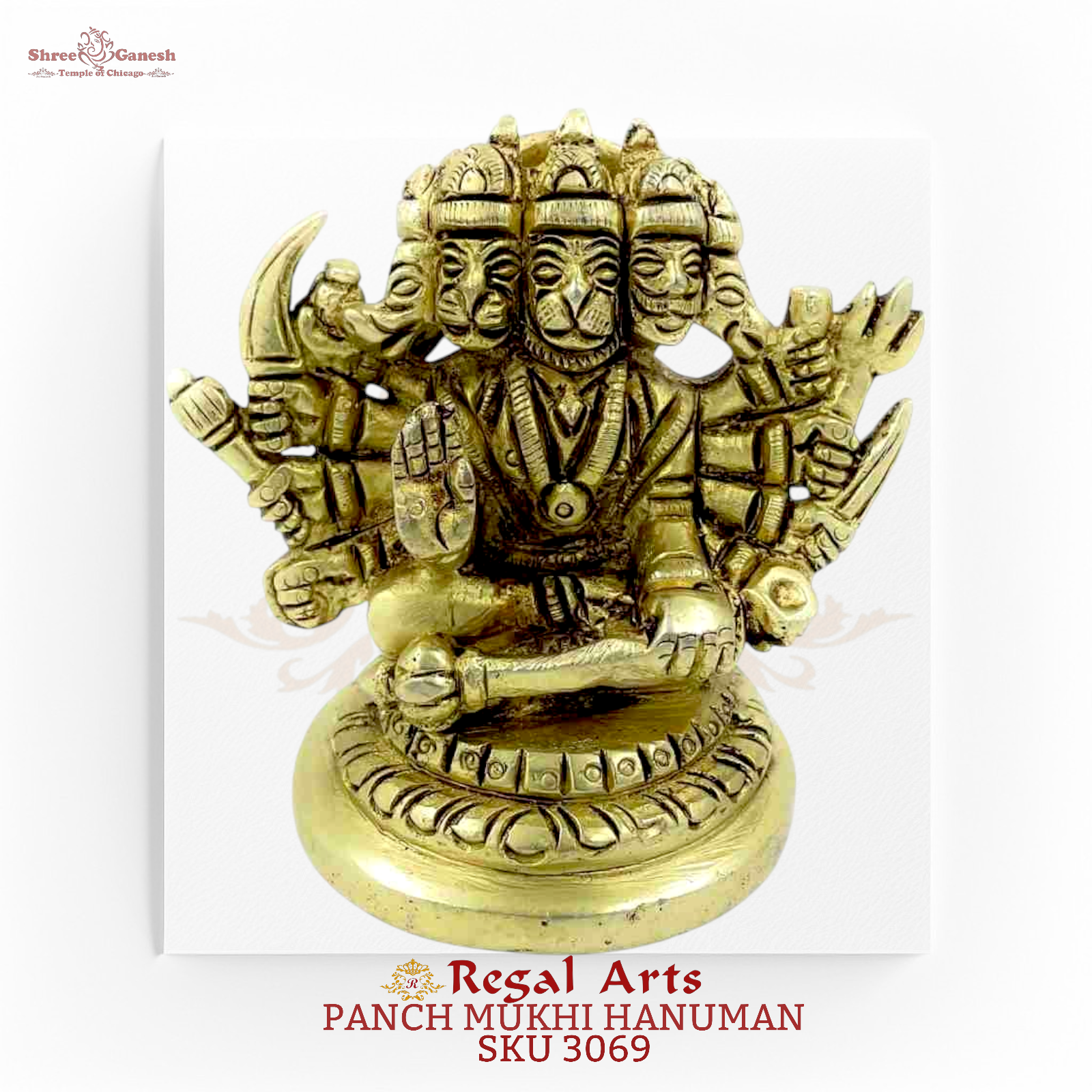 Regal Arts - Panch Mukhi Hanuman: Mighty Protector (SKU 3069)