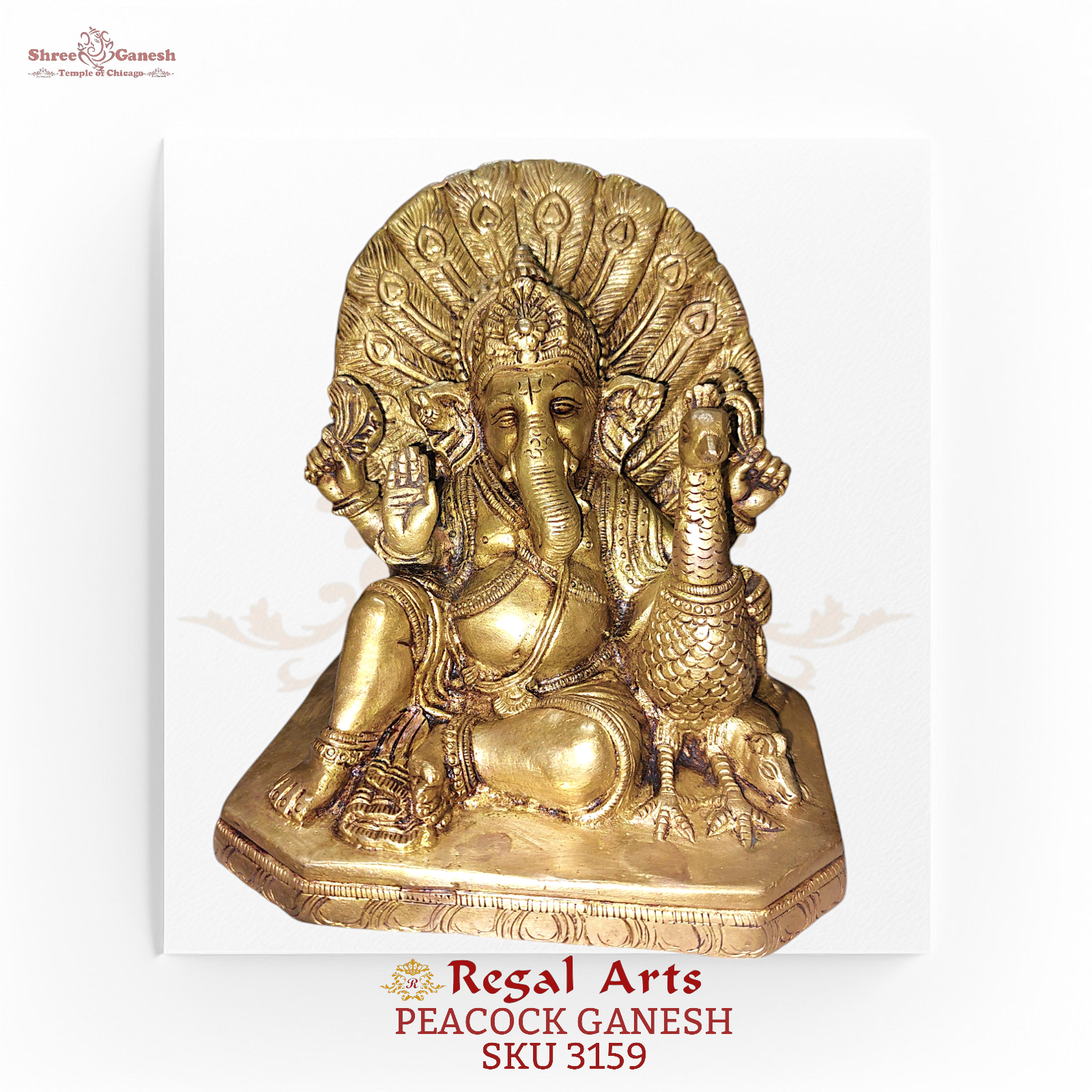 Regal Arts - Ganesh and the Royal Peacock Throne (SKU 3159)