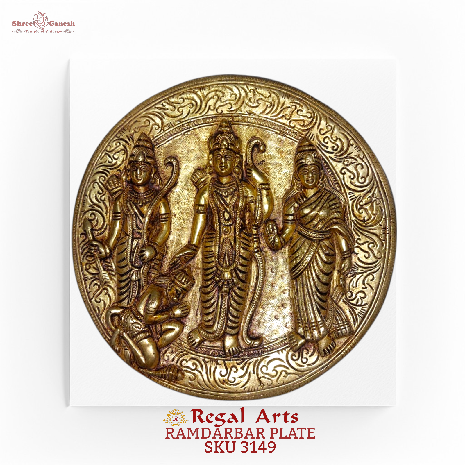 Regal Arts - Celestial Ram Darbar Plate (SKU 3149)