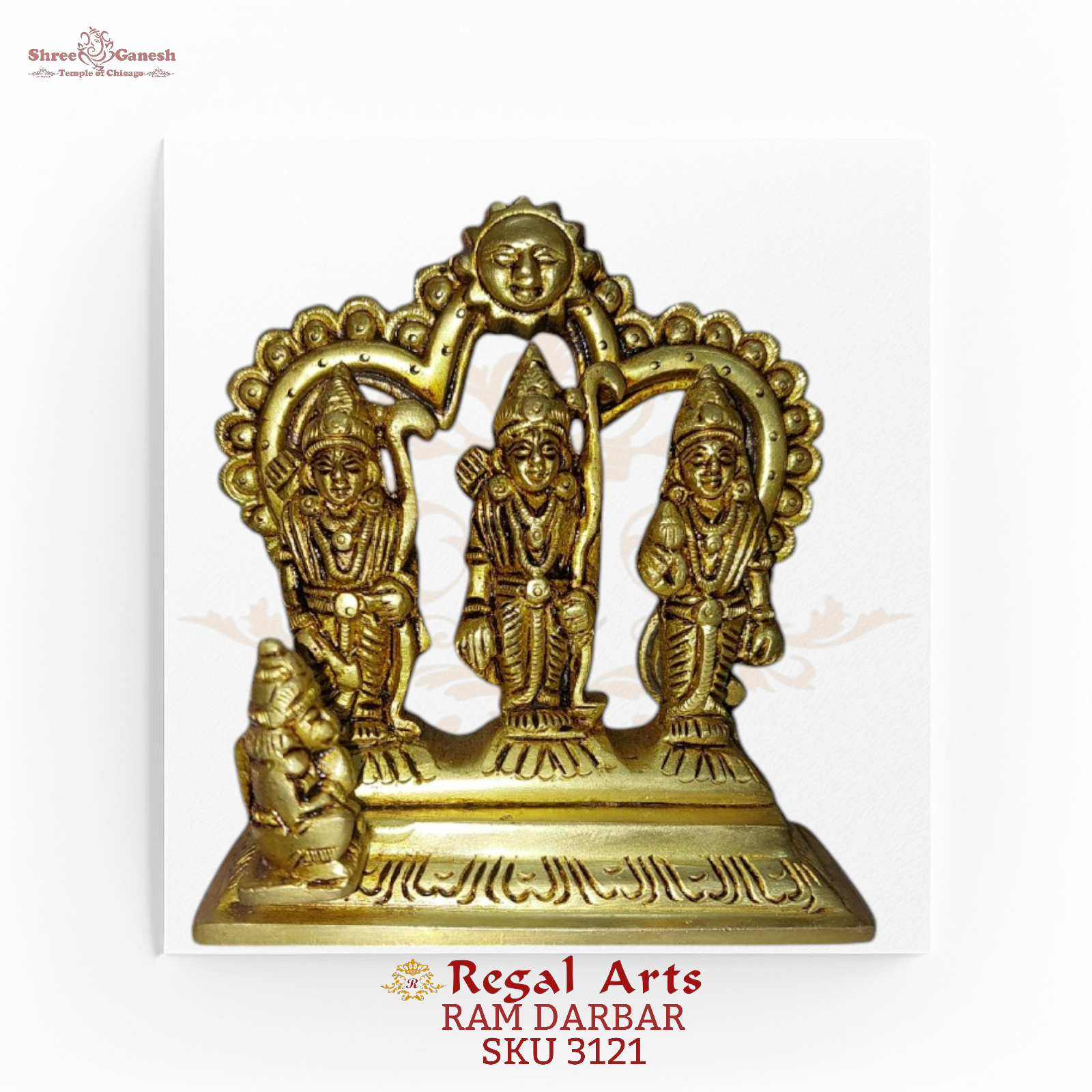 Regal Arts - Ayodhya Ram Darbar (SKU 3121)