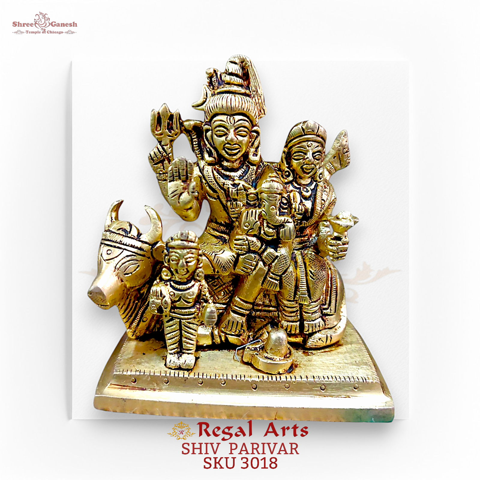 Regal Arts - Family of Bliss: Shiv Parivar Celebration (SKU 3018)