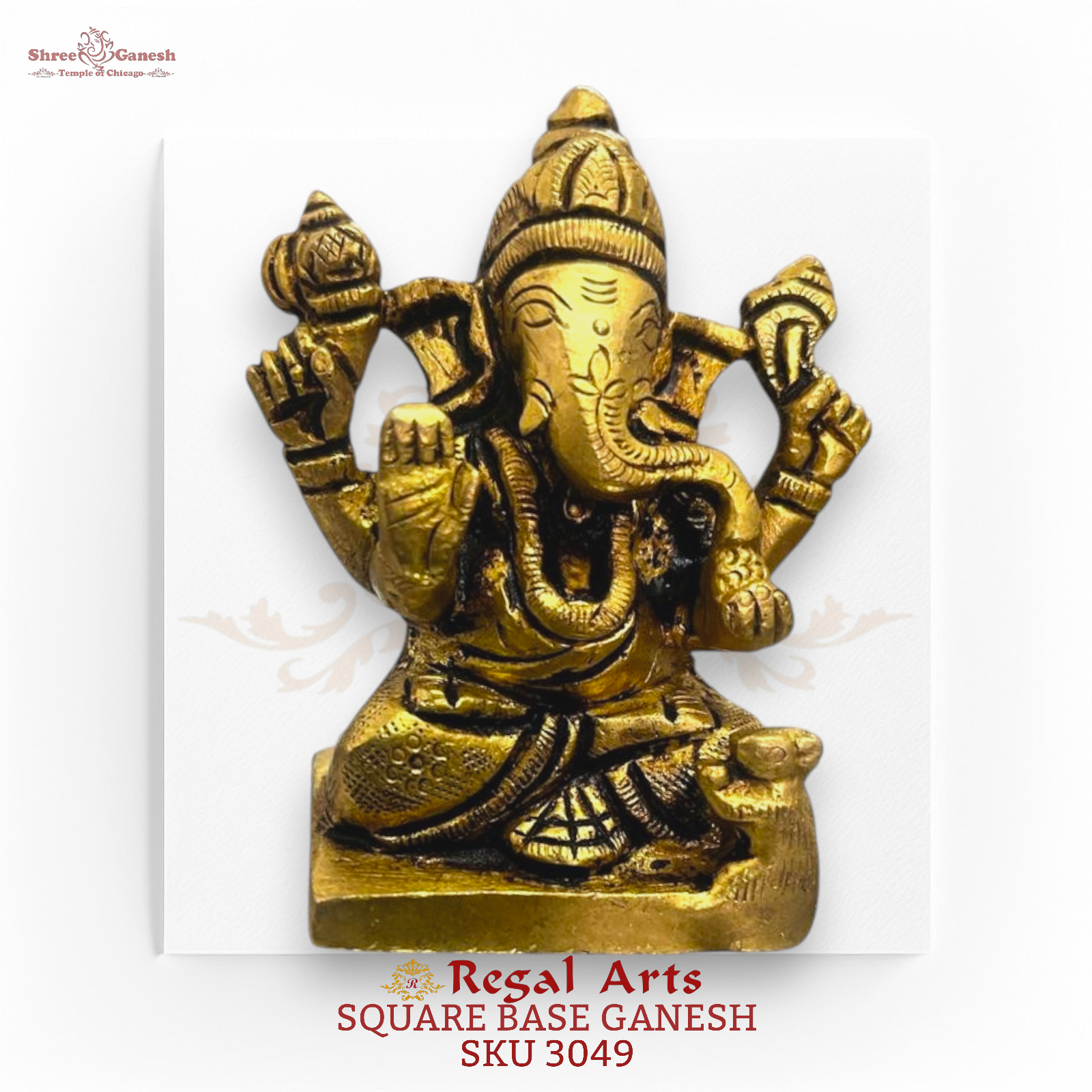 Regal Arts - Prosperity Throne: Ganesh Square Base (SKU 3049)