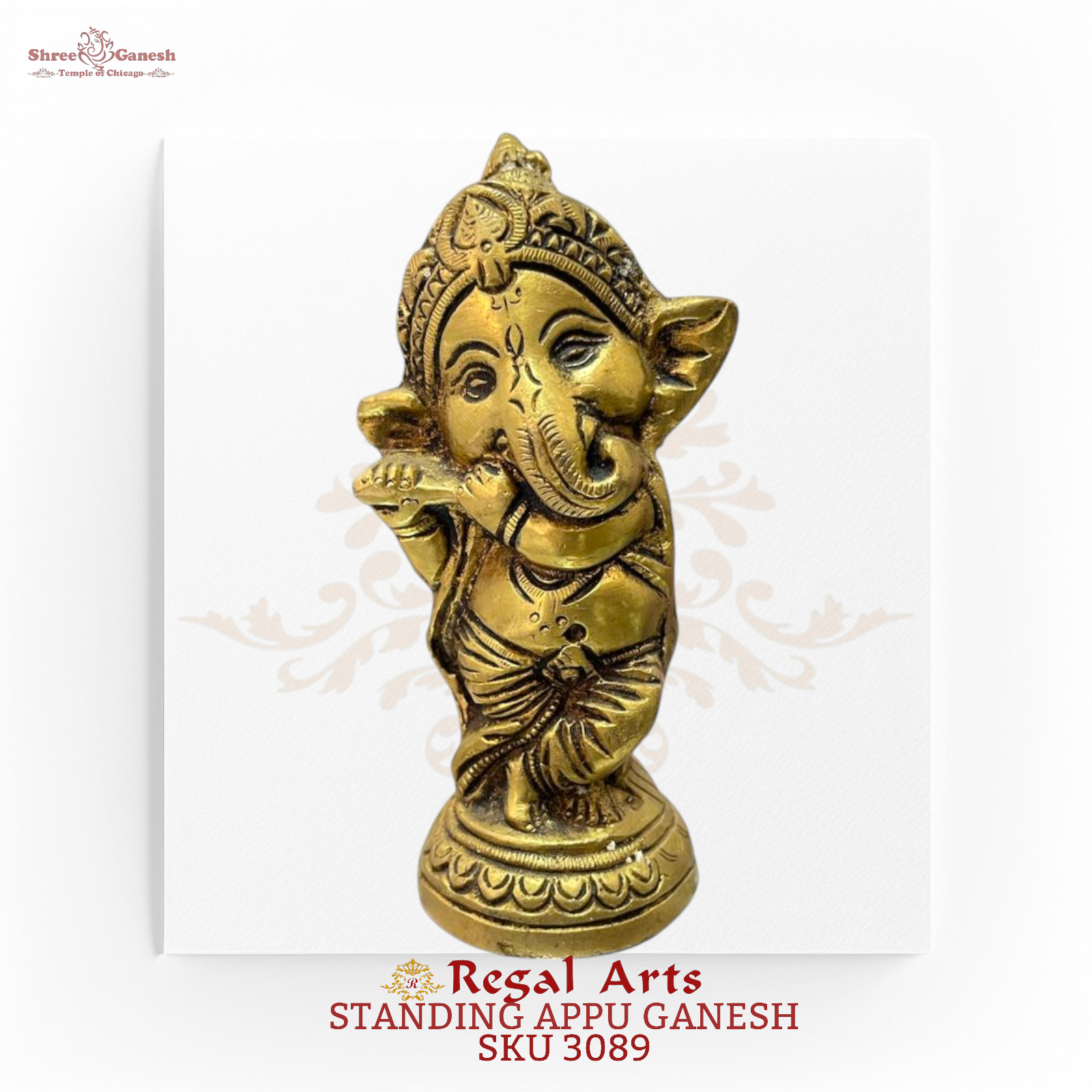 Regal Arts – Playful Blessings: Standing Appu Ganesh (SKU 3089)