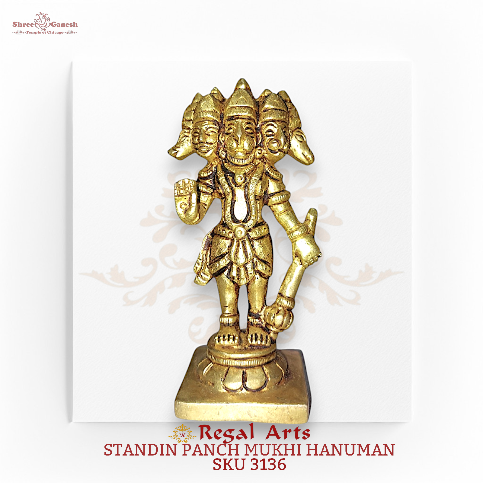 Regal Arts - Panchmukhi Hanuman Guardian (SKU 3136)