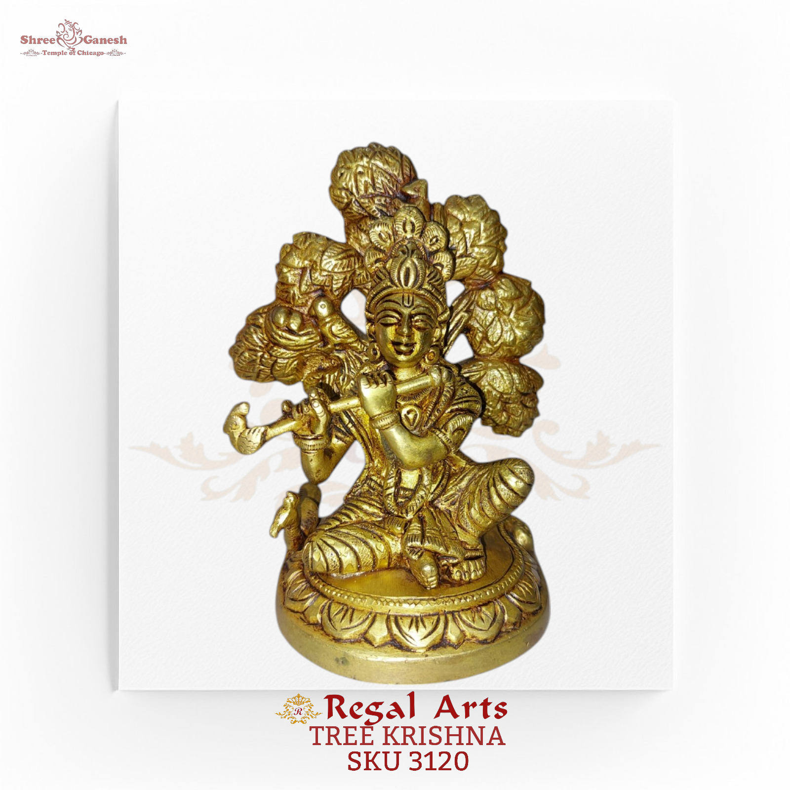 Regal Arts - Divine Serenity Tree Krishna (SKU 3120)