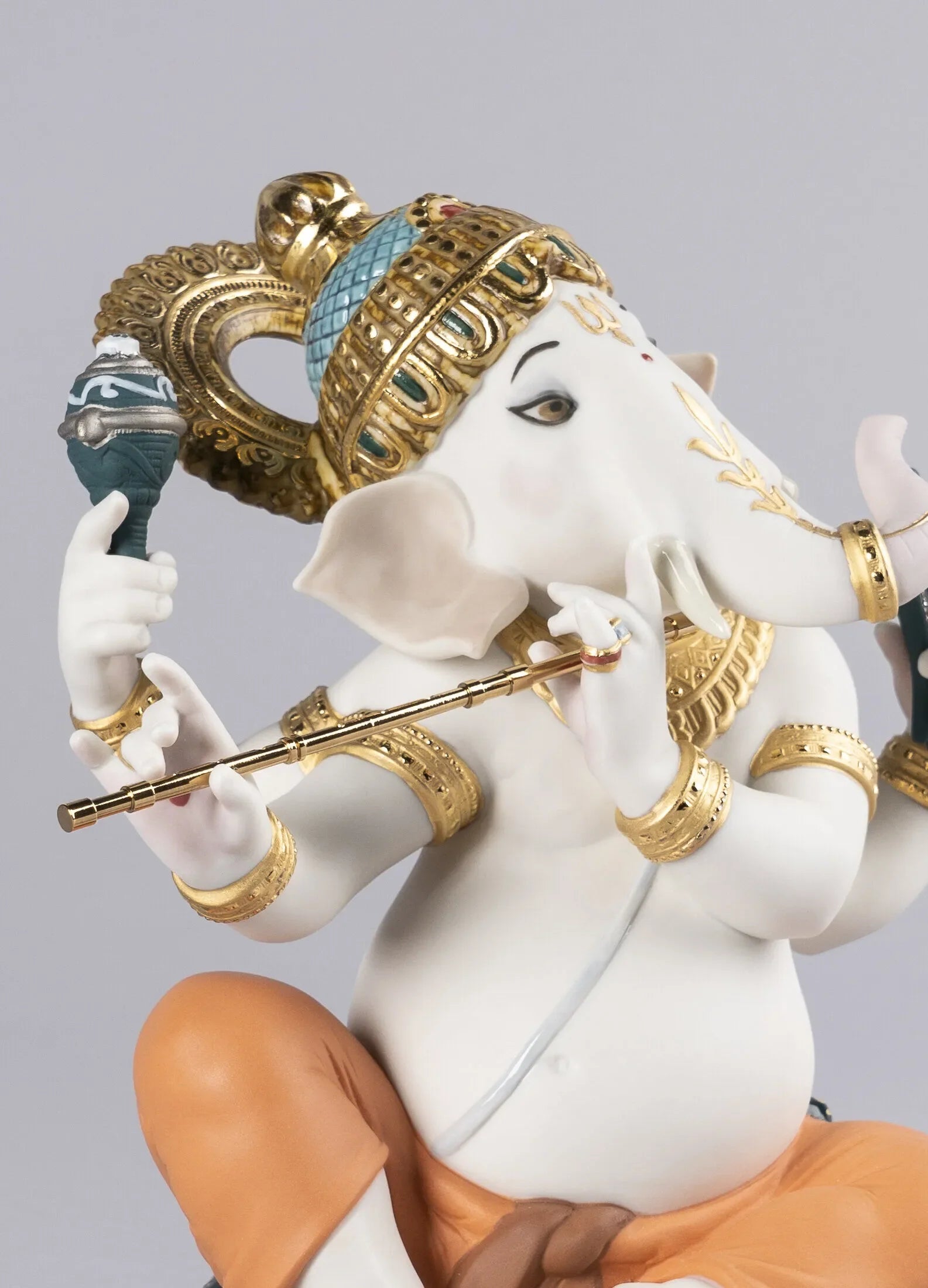 "Display Only Call for Availability and Price" Bansuri Ganesha Figurine. Limited Edition