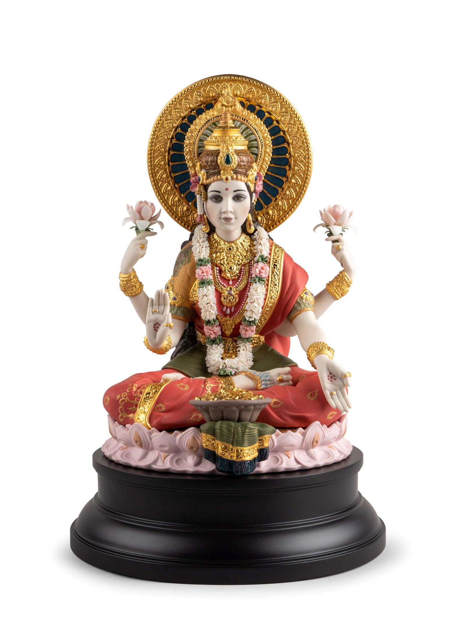 "Display Only Call for Availability and Price" Goddess Lakshmi Sculpture. Limited edition