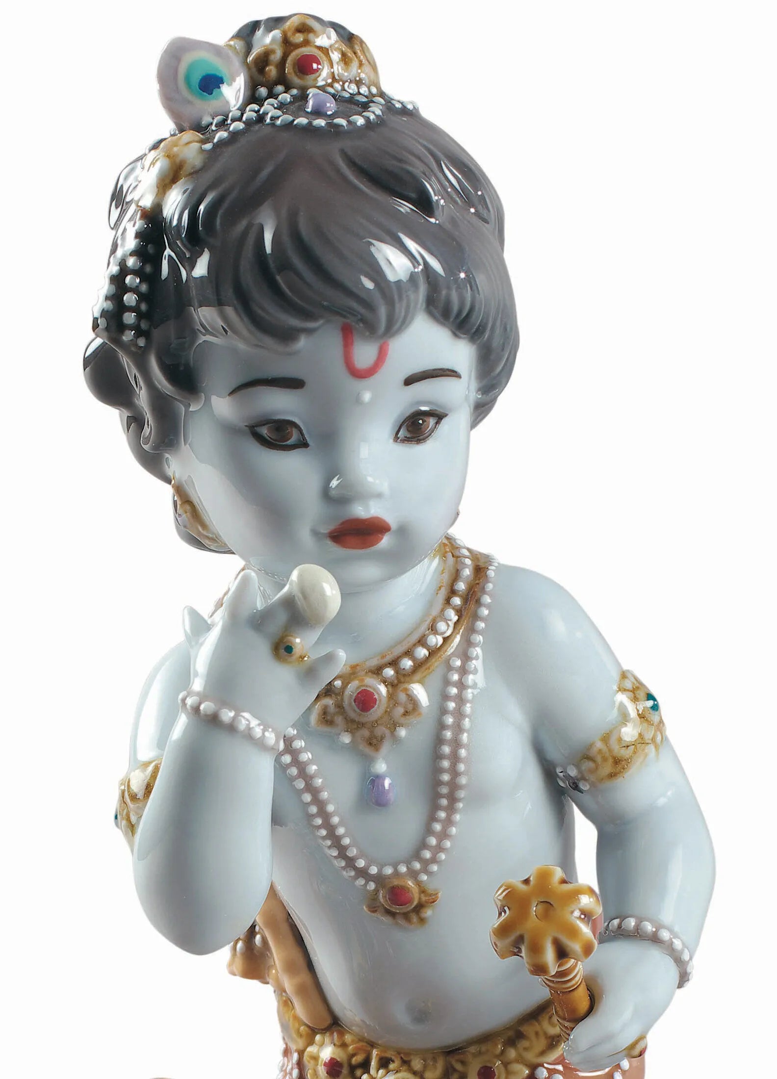 "Display Only Call for Availability and Price" Krishna Butterthief Figurine