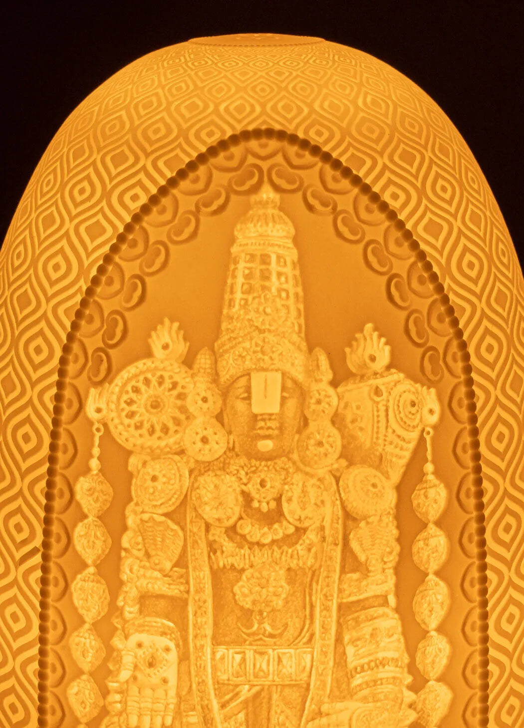 "Display Only Call for Availability and Price" Lord Balaji Dome table lamp