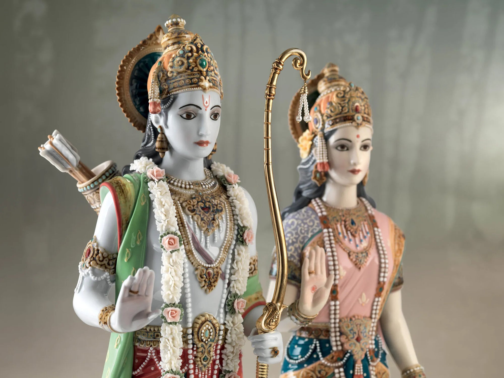 "Display Only Call for Availability and Price" Rama and Sita Sculpture. Limited Edition