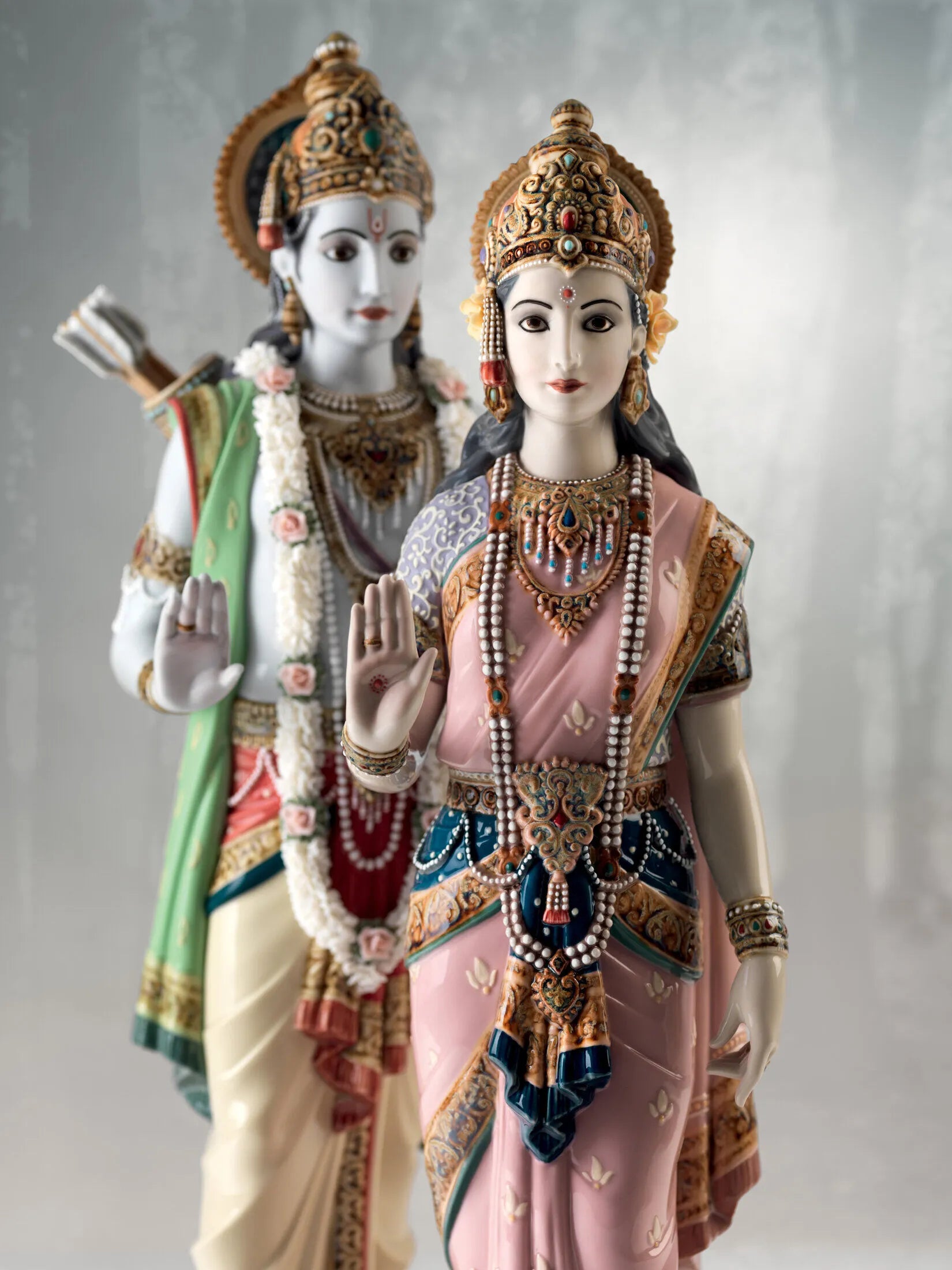 "Display Only Call for Availability and Price" Rama and Sita Sculpture. Limited Edition