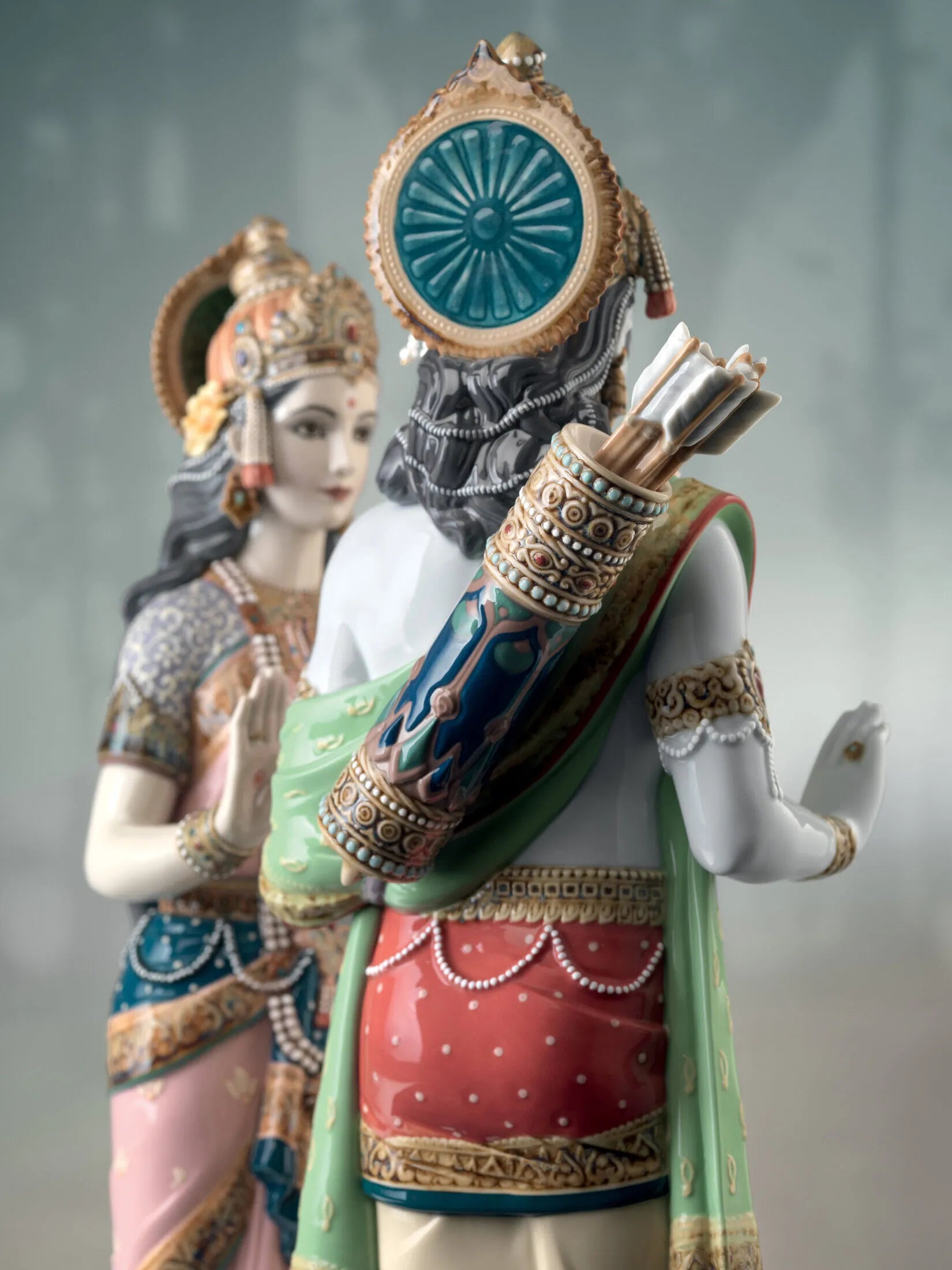 "Display Only Call for Availability and Price" Rama and Sita Sculpture. Limited Edition